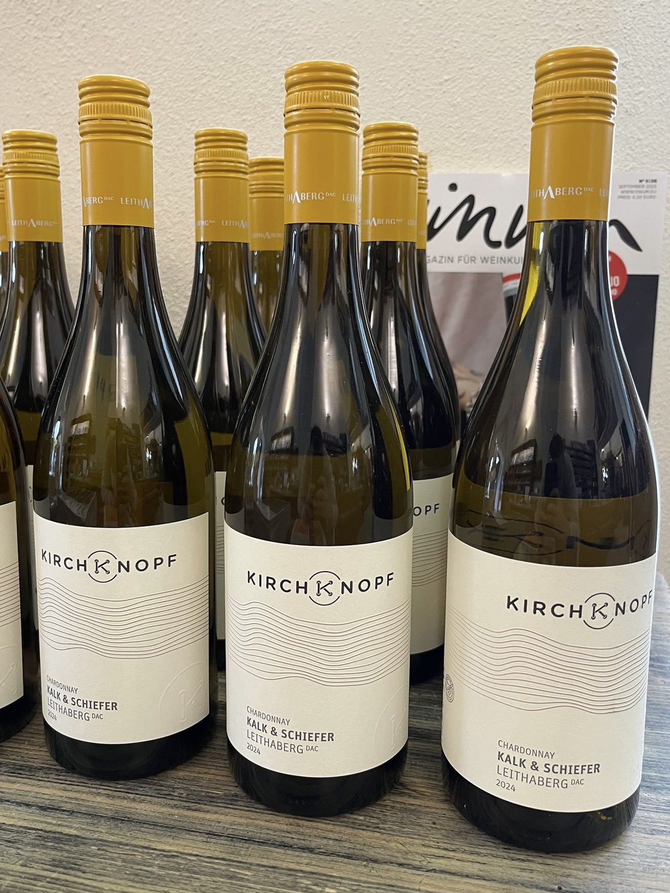 Unsere aktuelle Weinauswahl: Weingut Kirchknopf - Eisenstadt, Österreich - Chardonnay Kalk & Schiefer € 14.90